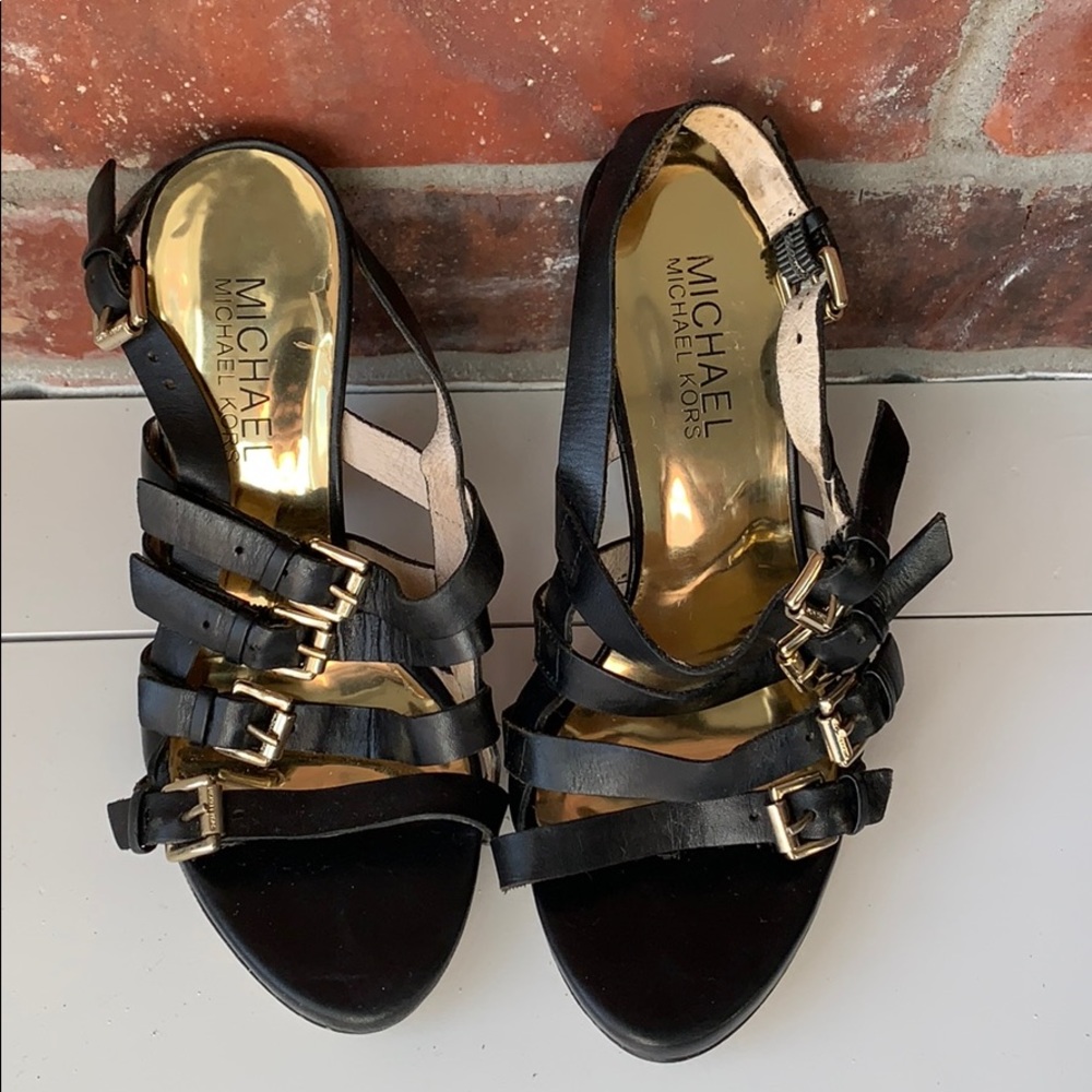 Michael Kors Wedge Sandals US 4